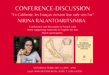 En Californie, les Français écrivent leur ruée vers l’or - Conférence – Discussion